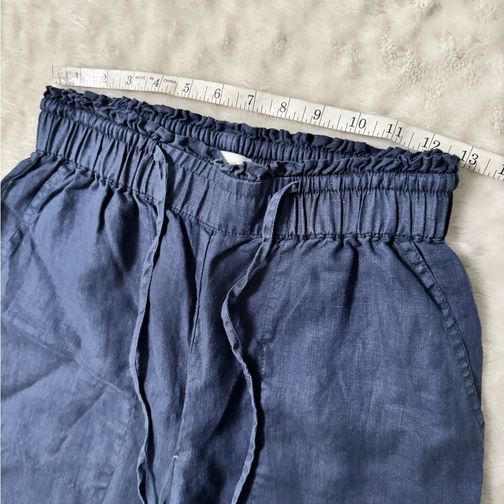 Michael Stars
Jules High Rise Loose Wide Leg Linen Pant in navy - Picture 10 of 12